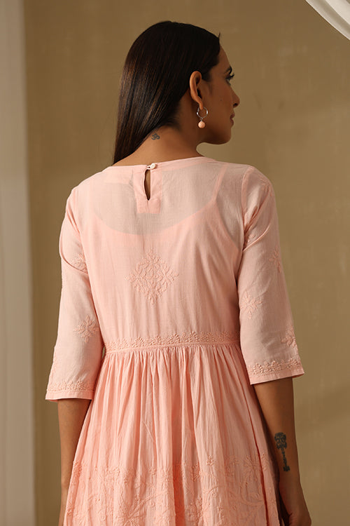Okhai Rehmat Chikankari Pure Cotton Dress - Image 7