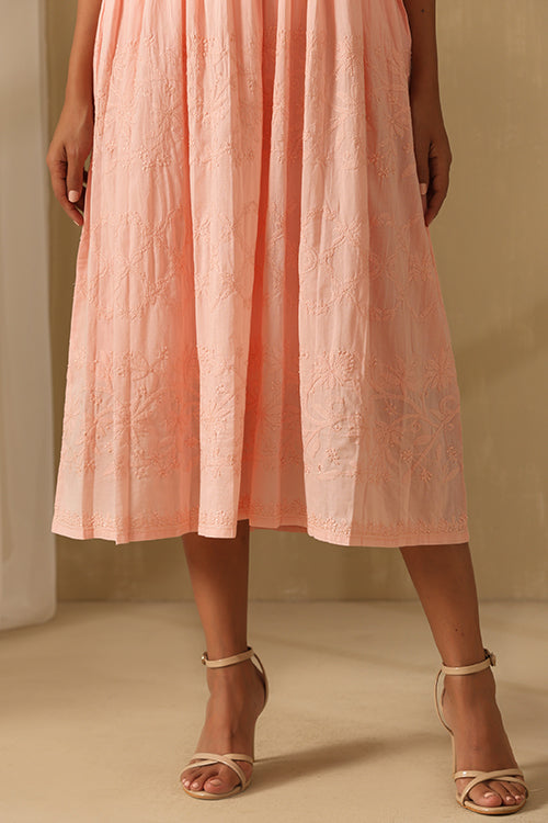 Okhai Rehmat Chikankari Pure Cotton Dress - Image 8