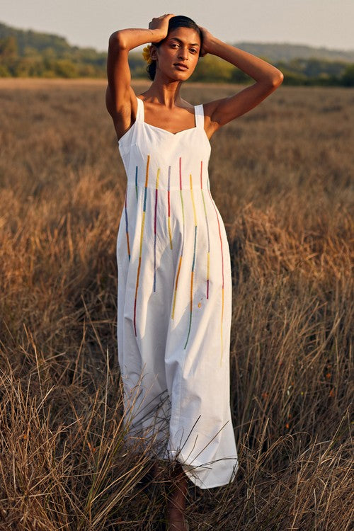 Okhai 'Flash' Hand Embroidered Pure Cotton Jumpsuit - Image 4