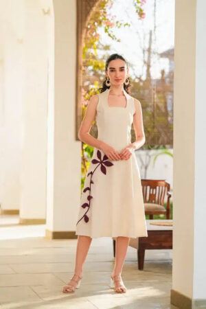 Floral Whisper Cotton Flex Dress