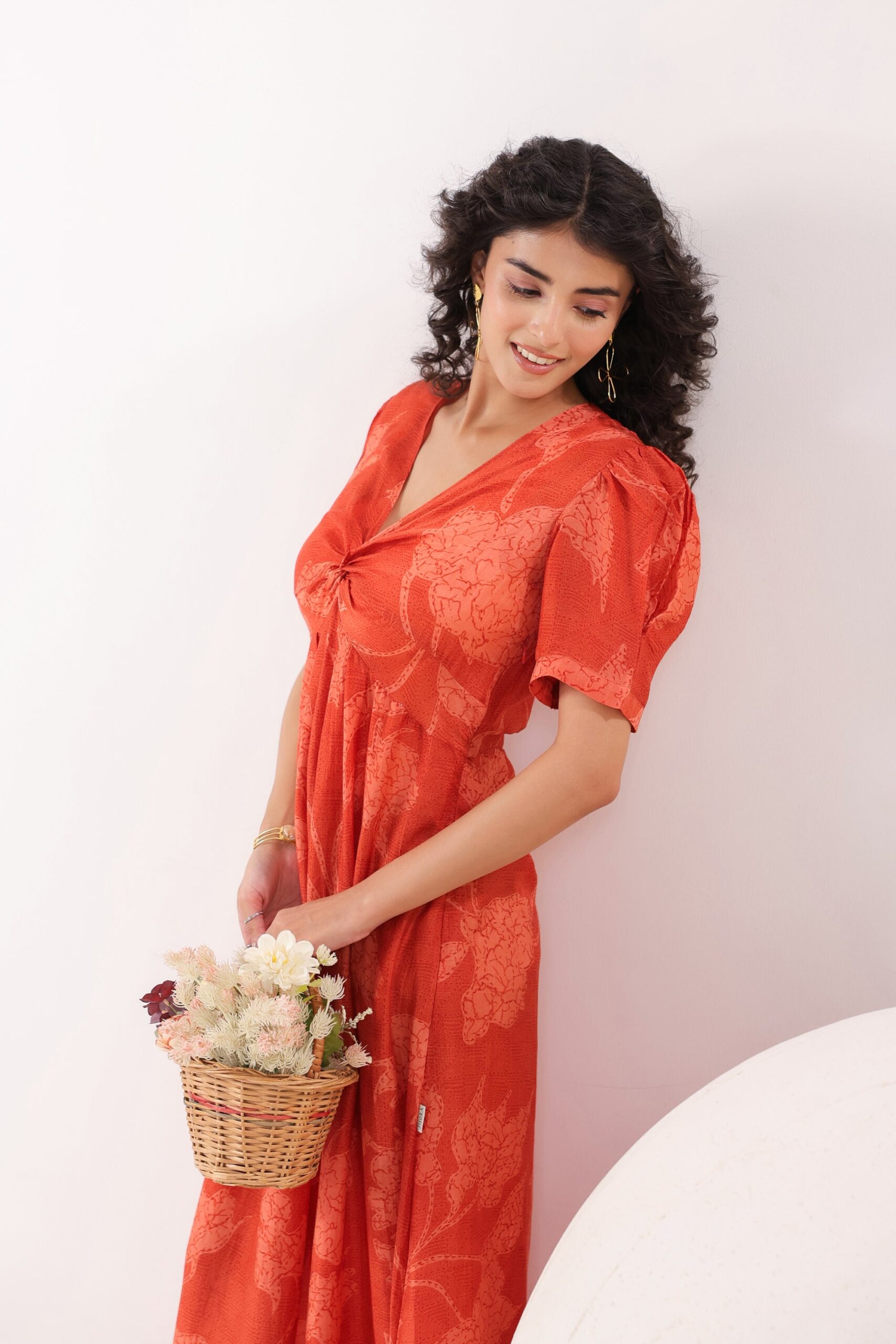 Rust Breeze Silk Sundress - Image 14